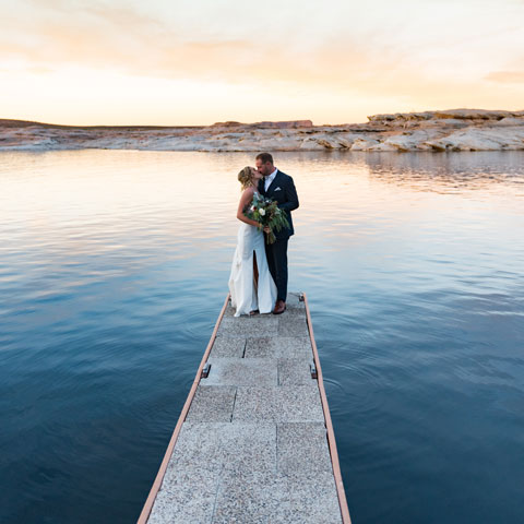 Wedding at Lake Powell - Antelope Point Marina